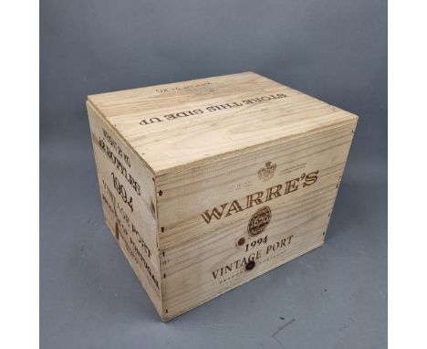 Warre's 1994 Vintage Port in Sealed Original Wooden Crate - 12x75cl  