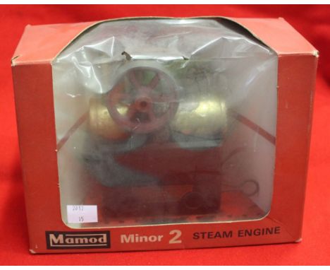 The "Mamod Minor 2 Steam Engine" in original box