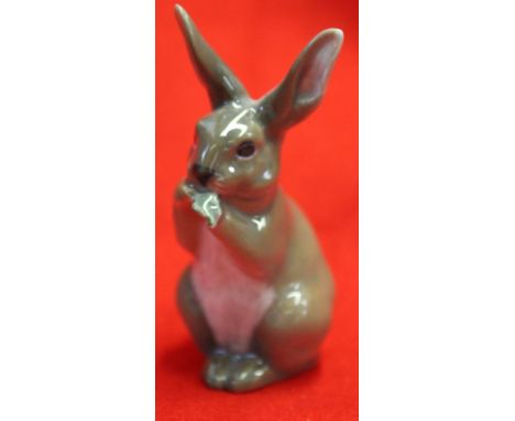 A Copenhagen ceramic rabbit, 9cm high