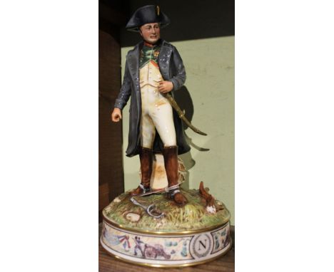 A Royal Doulton ceramic figure, Napoleon, limited edition, 480 of 1500, modelled by Alan Maslankowski, on groundwork socle ba
