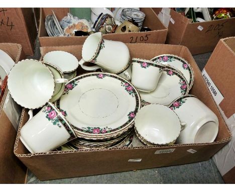 Four boxes of assorted china and glassware&nbsp;(4 boxes)&nbsp;
