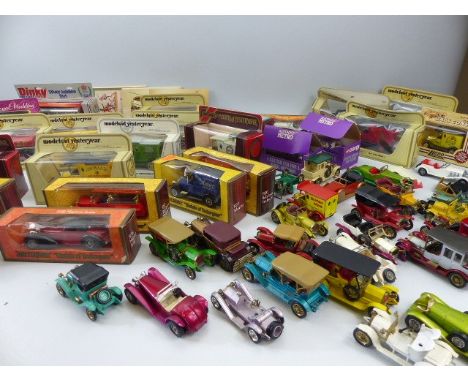 Selection of Diecast cars to include Corgi, Models of Yesteryear and others