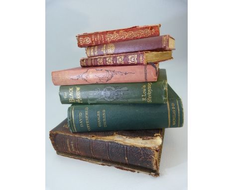 Collectable books to include - R.L Stevenson - Treasure Island and The Black Arrow. Dickens - Nicholas Nickleby, A Tale of Tw