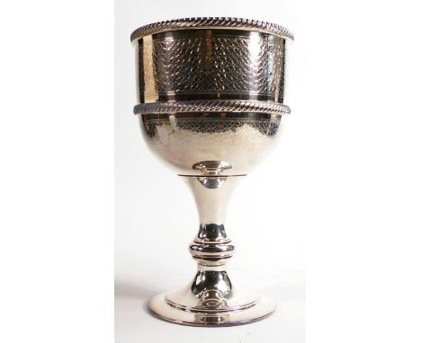De Lamerie Fine silver plate larger incense burner goblet in presentation bag, specially made high end quality item, new and 