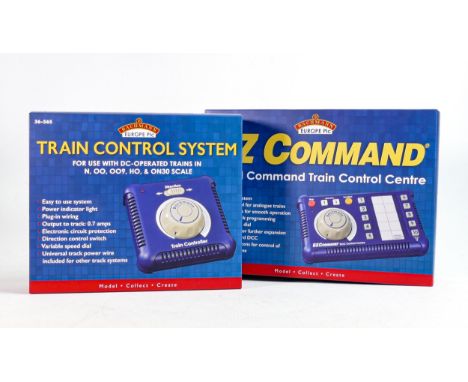 Model trains - 36-501 Bachmann E-Z Command Digital Control Unit together with 36-565 train control unit. Boxed (2) 