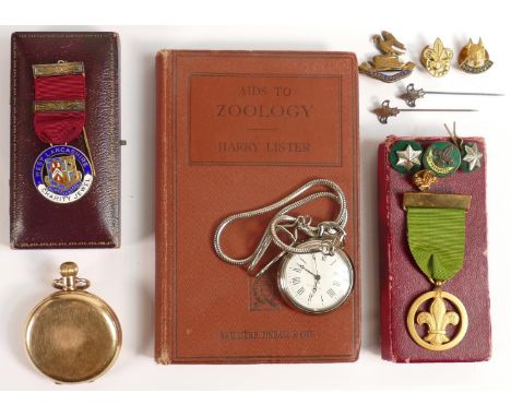 A collection of items belong to Harry Lister, Harry Lister was a personal friend of Baden Powell and was involved in forming 