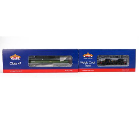 Model trains - 35-051 WSL Bachmann LNWR Webb Coal Tank 0-6-2 Steam Loco 7841 together with 31-650LDC class 47 D1670 Mammoth K