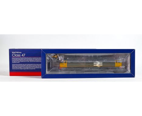 Model train - Bachmann 31-664. Class 47/0 47050 in Railfreight Grey Livery - Factory Weathered. Boxed 