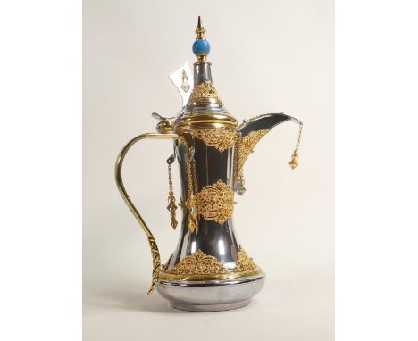 De Lamerie Fipot with gilt decoration in presentation bag, specially made high end quality item, height 40cm 