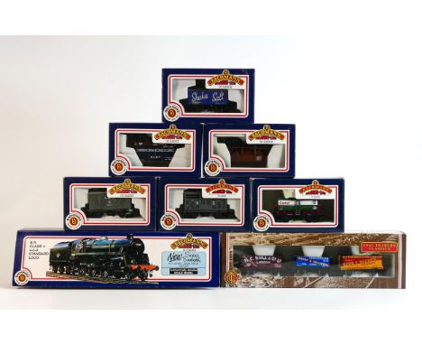 A collection of Bachmann Boxed OO gauge Model Railway Engines &amp; Rolling stock to include  BR Class 4 -6-0 Standard Loco 3