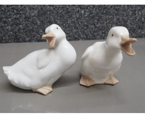 2 Nao by Lladro duck figurines