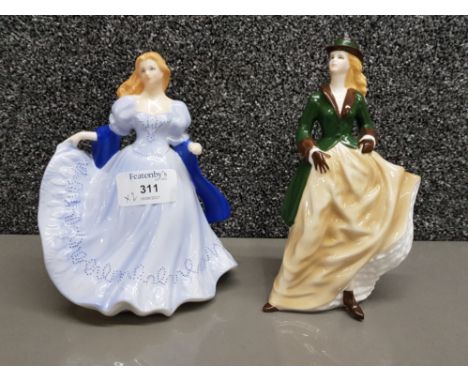 Two Royal Worcester figures "Emily" and "Perfect Day".