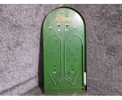 Pin snooker Bagatelle board.