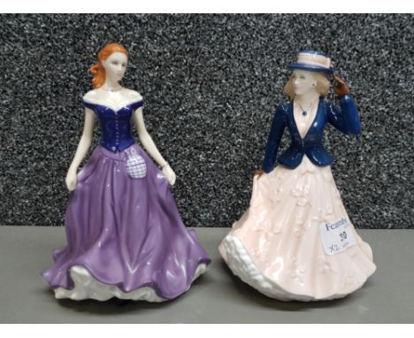 Two Royal Worcester figures "Amelia" and "Isla".