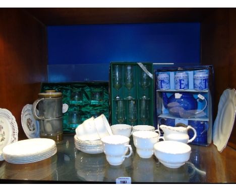 A Collection of Glass and Ceramics to include Whittard of Chelsea - the Tea Clipper Collection, two box sets of six Eamon Cry