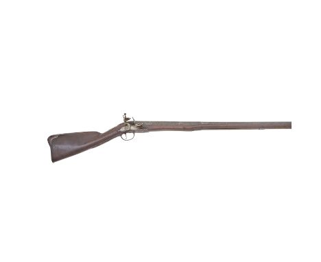 A Rare 8-Bore Flintlock Wildfowling GunProbably John 2 Shaw, London, Circa 1690With three-stage sighted barrel with moulded r