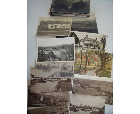 Collection of local interest vintage postcards including Kirkbymoorside, Farndale, Gillamoor, Edstone etc 