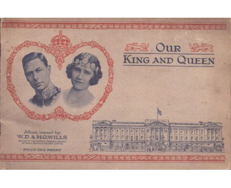 Our King and Queen cigarette card album. Good condition. All autographs come with a Certificate of Authenticity. We combine p