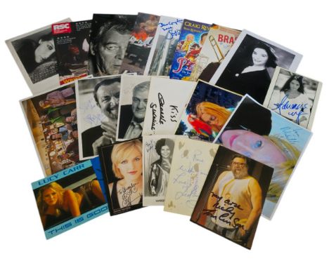 Entertainment approx 20 signed photos/ leaflets including names of Craig Revel Horwood, Adrienne Wilkinson, Marguerite Ray an