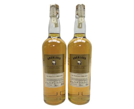 Aberlour 1989 single highland malt Scotch Whisky, limited edition bottle numbers 039 and 037/360, 70cl, 40% vol, two bottles 