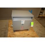 Acme 30 KVA Transformer, Cat. # T-3-53343-3S, Primarily Volts 480 Delta, Secondary Volts 240-120