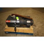 Busch Vacuum Pump, Type MM 1252 A VV6 11XX, SN U162900293, 177 CFM, with Baldor 7.5 hp, 3500 rpm