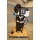 Sanborn 5 hp Recip. Air Compressor, Model 53-22-80V, with Vertical Tank, 230/460V (Note: Coil &