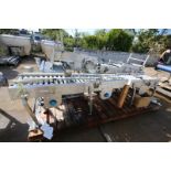 Lot of (7) Pcs. of S/S Roller / Case Conveyor Sections, Includes (1) Aprox. 24” W x 102” L,  (2)