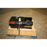 Busch Vacuum Pump, Type MM 1252AV/1342913202, SN U132100224, 177 CFM, with Lafert 6.8 hp, 3520 rpm