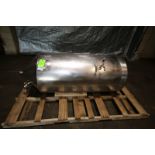 Aprox. 160 Gal. Dome Top Cone Bottom S/S Tank, (Aprox. 77” L x 29” W), with (3) 4” & 2” CT Top
