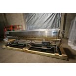 Sani-Matic 12 ft L x 24” W x 20” D Jet Spray S/S Wash Trough, Model RW-12-10-N-SN-1, Item No.