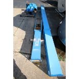 Universal Aprox. 24 ft H Elevated Conveyor System, (Dismantled in (3) Sections), with Dual Chutes