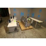 Lot of (3) Honor Pack Conveyor Systems, Including (1) 88” L with 18” W Belt, (1) 59” L with 4 1/2” W