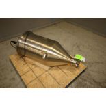 36” L x 18” W S/S Filler Bowl with 1.5” CT Top Connection, 2.5” CT Side Connection, 1.5” CT 4 -