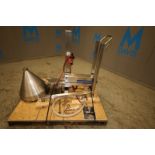 Unifiller Single Piston Filler, Model 1000, Includes Funnel, Adjustable Height, Mounted on