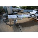 Nercon Aprox 128” L x 24” W x 32” H S/S Product Conveyor Section with Intralox Belt, .75 hp / 1745