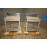 Lot of (2) Dock / Shop Steel Desks (INV#109017) (Located @ the MDG Auction Showroom in Pgh., PA) (