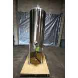 Feldmeier Aprox. 100 Gal. Dome Top, Cone Bottom S/S Tank, A-748-00, 3” CT Top Connection, 4” CT Side