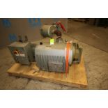 Busch Vacuum Pump, Type RA0630, with Toshiba 25 hp 1170 rpm Motor, 230 / 460V, (Note: Mfg Tag