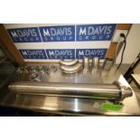 2" x 35" L S/S Online Filter Body with 2" to 3" Assorted Fittings & Clamps, Clamp Type (INV#