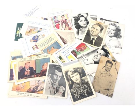 Collection of mostly comical postcards by various artists including Donald McGill and a small number of vintage pictures of f