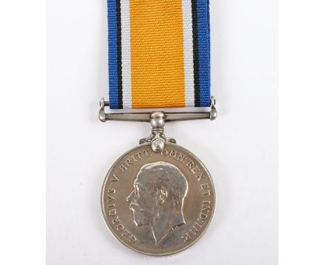 WW1 British War Medal Killed in Action 1916 Hampshire Regiment, British War medal, “18664 PTE H. HEATH HAMPS R.” Herbert Heat
