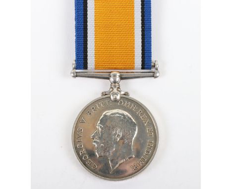 WW1 British Sole Entitlement British War Medal Gloucestershire Regiment, British War medal, “34719 SJT. R.J. GOODALL GLOUC. R