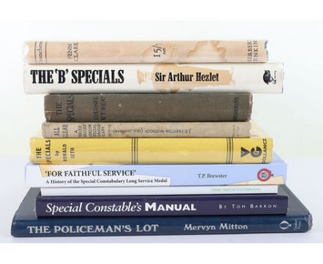 Police Reference Books: Hardback and soft cover books to include Special Constables Manual, Ulster Special Constabulary, Poli