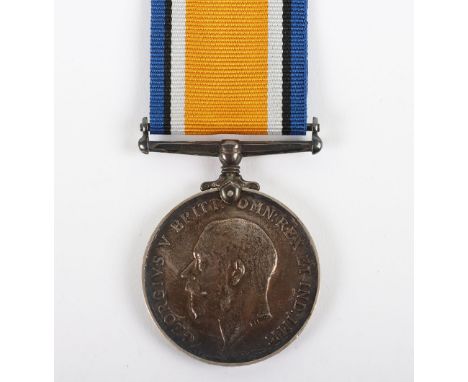 WW1 British Sole Entitlement British War Medal Yorkshire Regiment, British War medal, “43509 PTE. J.G. HODGKINS YORK R.” John