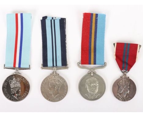 Rhodesian General Service Medal, named '19206A F/R ELLIS M.G', copy EIIR Rhodesia medal 1980, 1953 EIIR Coronation medal and 