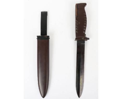 Sudanese German made AR-10 Bayonet with Multi Tool in Hilt: Rare bayonet based on  the WWII German SG-42 Bayonet, made by  IN