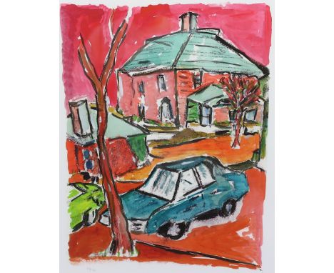 Bob Dylan (American, b.1941) 'Backyard' from the Drawn Blank Seriesgiclée print on Hahnemühle 300 gsm museum etching papersig