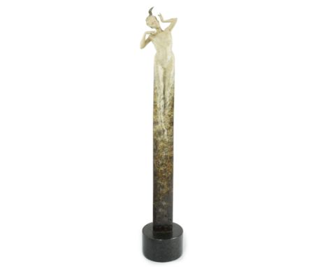 § § Carl Payne (English, 1969-2021), limited edition bronze sculpture, 'Hear No Evil', signed in the bronze and numbered 33/4