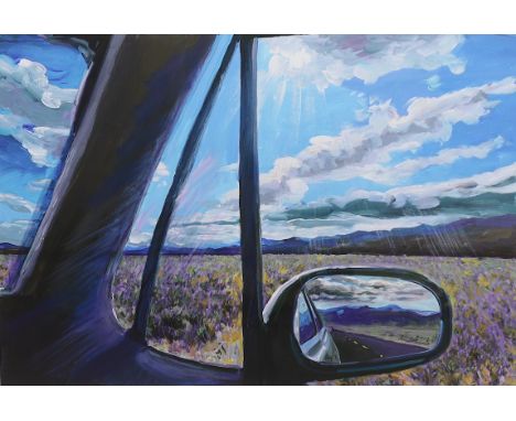 Bob Dylan (American, b.1941) 'Sideview Mirror' from the Retrospectrum Collectiongiclée print on archival papersigned in penci